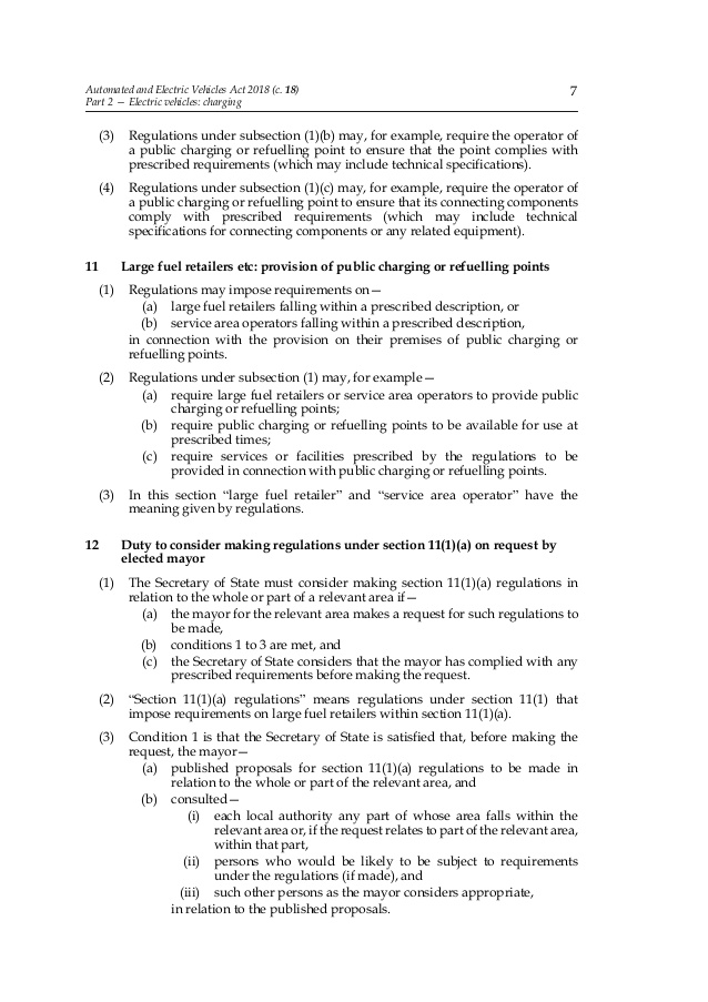 INDEX AUTOMATED AND ELECTRIC VEHICLES ACT 2018 A Z