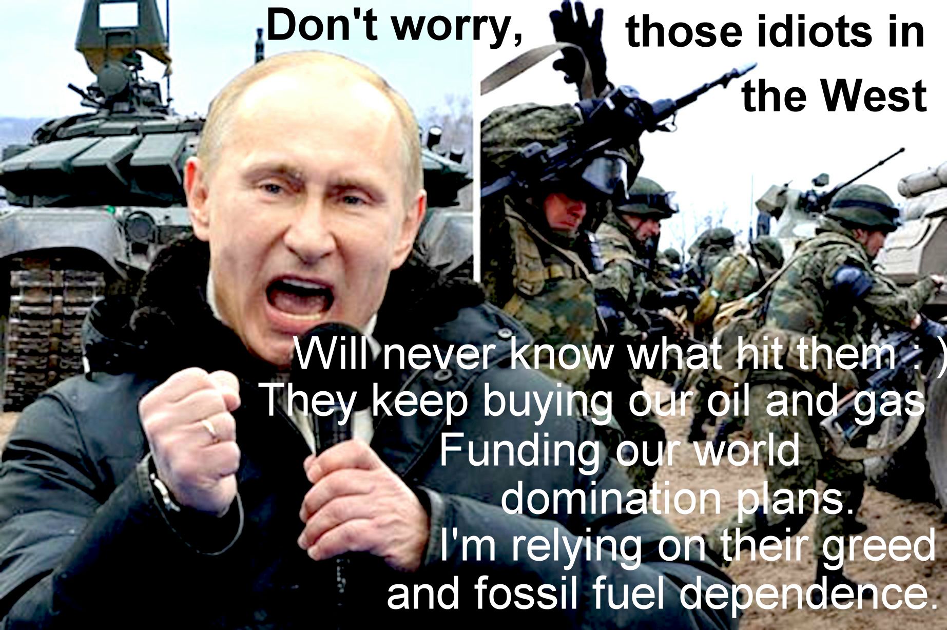 Vladimir Puting is a War Criminal, willing to risk nuclear war in his quest for world domination